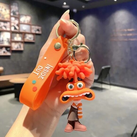 Inside Out Key Chain Accessories | Inside Out Anxiety Keychain | Poshmark